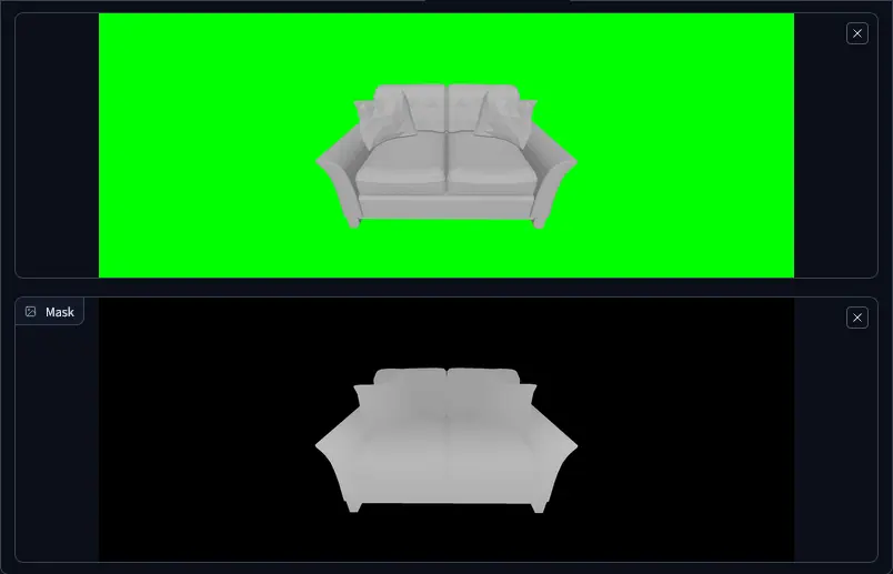 An image showing how the user should operate inpaint for an image (depth map) upload in AUTOMATIC1111 img2img.